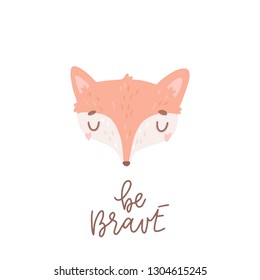 Cute baby shower poster with fox. Printable card or poster template. Wedding, save the date, baby shower, bridal, birthday. Vector collaction