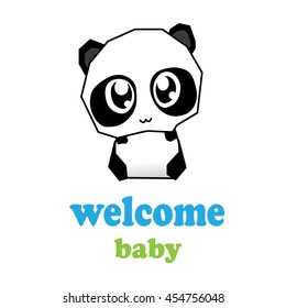 cute baby shower. vector illustration