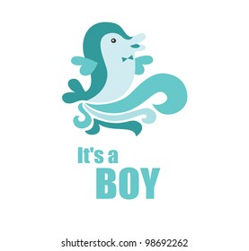 cute baby shower. vector illustration