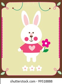 cute baby shower. vector illustration