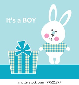 cute baby shower. vector illustration