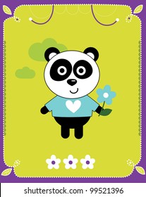 cute baby shower. vector illustration