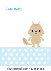 cute baby squirrel