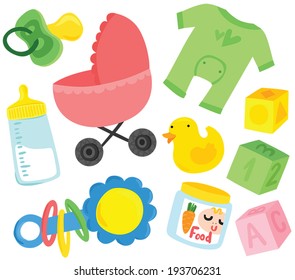 Cute Baby Stuff Set