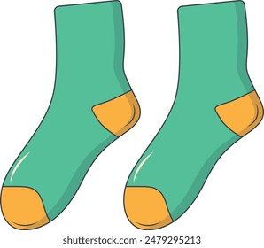 Cute Baby Supplies Clipart. Vector Cartoon Illustration Isolated on White Background.