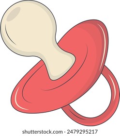 Cute Baby Supplies Clipart. Vector Cartoon Illustration Isolated on White Background.