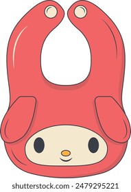 Cute Baby Supplies Clipart. Vector Cartoon Illustration Isolated on White Background.