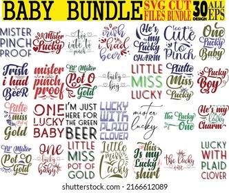 Cute Baby SVG Cut Files Bundle