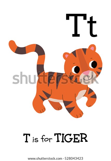 Cute Baby Tiger Cartoon Vector Hand Stock Vector (Royalty Free ...