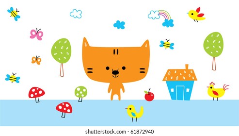 cute baby tiger holiday