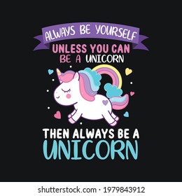 Cute Baby Unicorn Elemente für T-Shirt 