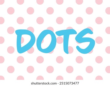Fondo lindo del Vector del bebé para el Anuncio con los puntos rosados en el fondo blanco. Fondo de Vector delicado y aireado con puntos rosados sobre fondo blanco es perfecto para el diseño de Anuncio de bebé.