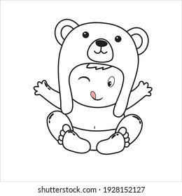 
cute baby vector and symbol 