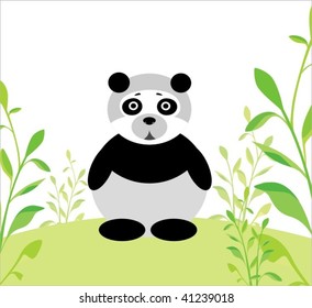 Cute baby-panda