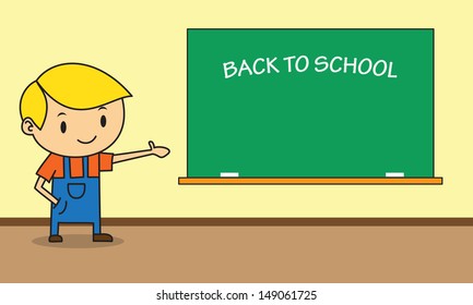 Cute Back To School Illustration