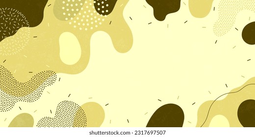 Fondo bonito. Fondo de formas y puntos abstractos. Fondo vectorial.