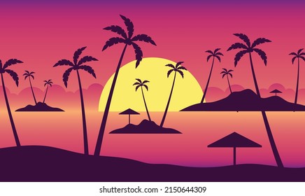 cute background beach tropical summer holidays weddings cute wallpaper mangrove vector 
silhouette
