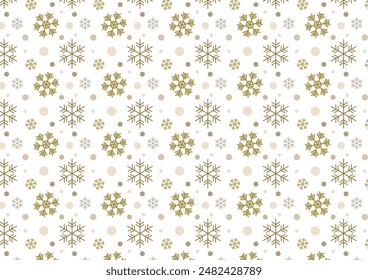 Lindo Clipart de fondo de patrón de copo de nieve