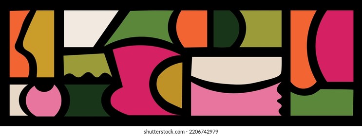 Ilustración colorida y creativa de fondo liso