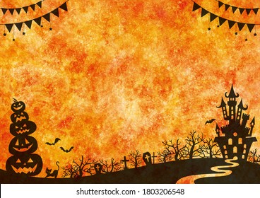 Cute background design for Halloween