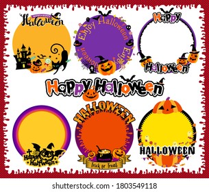 Cute background design for Halloween