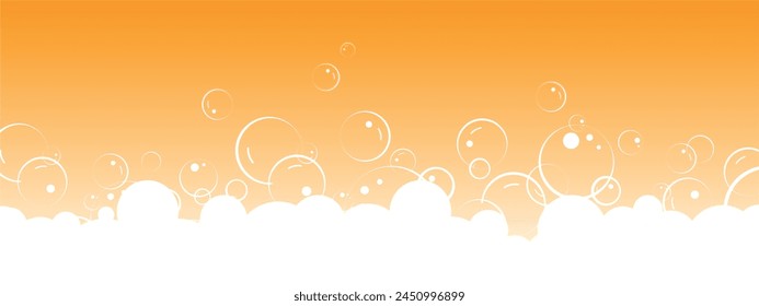 Fondo lindo con burbujas de jabón volador