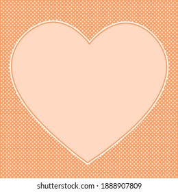 Trato de fondo con corazones. Diseño romántico para una tarjeta de saludo, invitación a la boda. Ilustración vectorial con lugar para el texto.