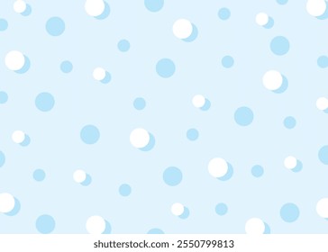 Cute background illustration of dot pattern - light blue