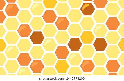 Cute background illustration material of beehive