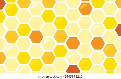 Cute background illustration material of beehive