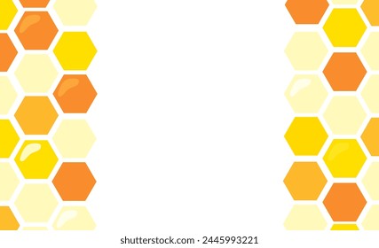 Cute background illustration material of beehive