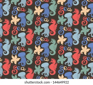 Cute background marine life.