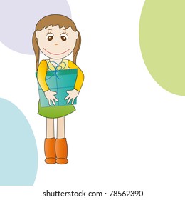 Cute background on festivity occasion