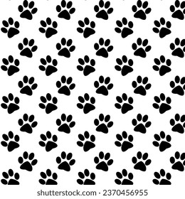 Patrón de fondo corto, patas negras sobre un fondo transparente.Resumen.