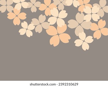 Geräuschiger Hintergrund mit kleinen Blumen