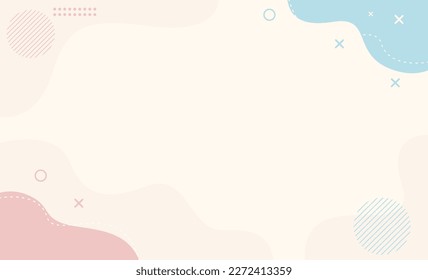 cute background with smooth color and curve