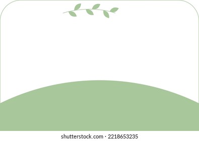 cute background for text or website. Field and branch