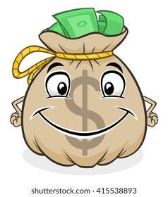 cute bag with money