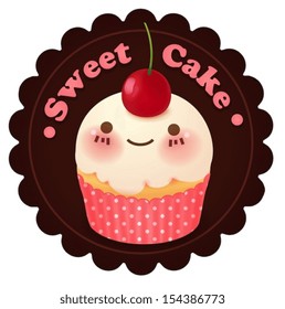 Cute bakery badge and label - Vector file EPS10