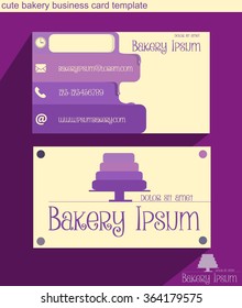 Cute Bakery Business Card Template