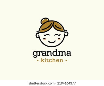 Logotipo de panadería barata cocina de la abuela