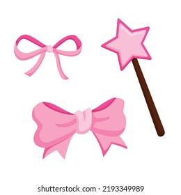 
Cute Ballerina Accessories Illustration Vector
