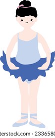 
Cute Ballerina Dancing Ballet 3
