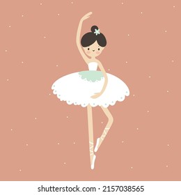 Bailarina, bailarina dulce, ilustración para niños