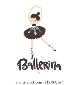 Bailarina, bailarina dulce, ilustración para niños