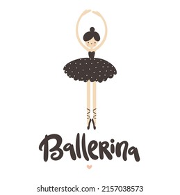 Bailarina, bailarina dulce, ilustración para niños