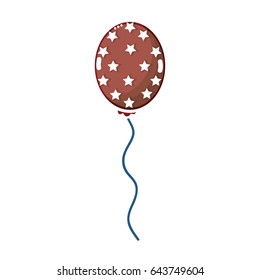 cute balloon with figures decoration design