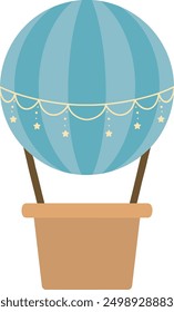 a cute balloon flying in the sky