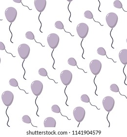 cute balloon fun decoration background