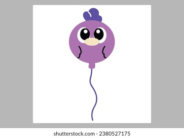 cute Balloon vector art illustration